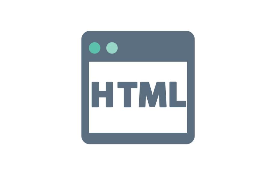 html in a window on plain white fond